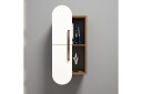 Vegghylle Amtorp 35 cm   Brun|Hvit