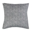 Borg Living Putetrekk - 60x63 cm - 100% Bomullssateng - Small flowers grey