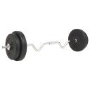 vidaXL Vektstangsett 30 kg