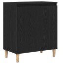  Serviesskap Svart 60 x 35 x 70 cm Konstruert tre
