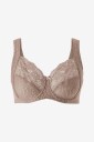 Miss Mary of Sweden - Spile-bh Jacquard and Lace - Brun