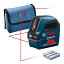 Bosch Linjelaser Gll 2-10 Professional Med 3 Batterier (Aa), Beskyttelsesveske