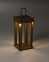 Trend Collection Cannes gulv-/bordlampe – oppladbar og dimbar, rust 42 cm
