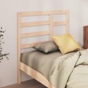 vidaXL Sengegavl 96x4x104 cm heltre furu