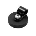Kabelfeste med P-klips og sterk gummimagnet 31 mm