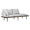 Umage Lounge Around 3 seters sofa Dark Oak/Sterling
