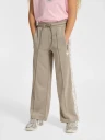 Hummel Hmljr Wide Leg Poly Tape Pants Beige 152