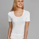 Schiesser t shirt hvit Størrelse: 48 Kvinner
