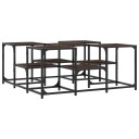  Salongbord brun eik 91x91x40 cm konstruert tre 8721012341289