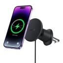Baseus magnetic Car Phone Holder  with wireless charging CW01 (Black)