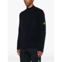 Stone Island, Herre, Strikkevarer, Blå, M,