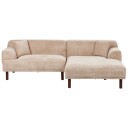 Hjørnesofa Holt   Beige brun/polyester