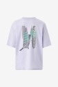 New Balance   T skjorte Collage Oversized T Shirt   Lilla
