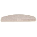  Trappematter 20 stk 65x24x4 cm taupe halvrund store
