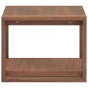 vidaXL Veggmontert baderomsskap 45x45x35 cm heltre teak