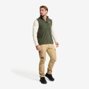 RevolutionRace Hiker Fleece Vest Herre Kambaba Green Størrelse:3XL   Herre > Overdeler > Fleece & midlayers