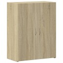  Arkivskap sonoma eik 60x32x77,5 cm konstruert tre