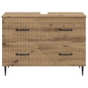 vidaXL Baderomsvaskeskap HAARLEM Artisan eik 82 x 41 x 58,5 cm