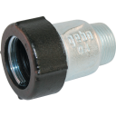 Rørkobling LL. koblingsnippel 3/4" Galvanisert