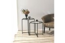 Akeno Sidebord 60x50 cm Svart - Hanah Home