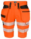 ProJob 6575 Shorts Stretch En Iso 20471 Kl 2/1 Orange/Black C56