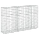 vidaXL Gabion med 3,5 mm tråd og 5x10 cm mesh 250x50x150 cm