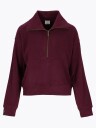 Twentyfour Mode Cozy Half Zip Burgunder 36