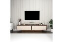 Durros TV-benk 180 cm - Valnøtt/Beige