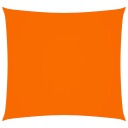vidaXL Solseil oxfordstoff kvadratisk 4,5x4,5 m oransje