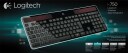 Logitech Wireless Solar K750 - Tastatur - Nordisk - Svart
