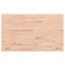 Vidaxl Benkeplate til bad 100x60x1,5 cm heltre bøketre 355987