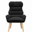  Avslappende stol Svart 69 x 74 x 93 cm stoff