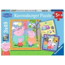Ravensburger Peppa Pig 3x49pcs