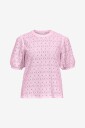 Object - Topp objLaila S/S RE Top Noos - Rosa