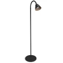Herstal Relief gulvlampe matt svart/gråbeige GU10