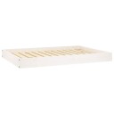 Vidaxl Hundeseng Hvit 101.5X74X9 cm Heltre Furu
