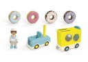 Playmobil JUNIOR Crazy Donut Truck Lekesett med Stabel- og Sorteringsfunksjon, 7 Deler
