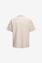 Jack & Jones PluSkjorte jjGlobal Waffle Resort Shirt SS Pls   Grå