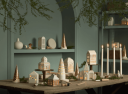 Urbania lyslykt glassalen, hvit