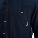 Aclima LeisureWool Woven Wool Shirt Man Navy Blazer L, Navy Blazer