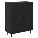  Serviesskap Svart Eik 69,5 x 34 x 90 cm Konstruert tre