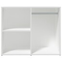 vidaXL Sminkeskap hvit 80x40x65 cm konstruert tre