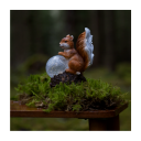 STAR TRADING 480-73 SQUIRREL DEKORATIVT LYS, FLERFARGET
