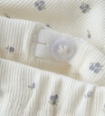 Lil Atelier Lil' Atelier Bukser Rib NbnLago Coconut Melk/Blueberry 68 Bukser bomull Blå Hvit 62