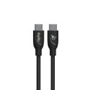 Aqiila Cablebird CB13 240W USB-C Kabel 3m Flettet Svart