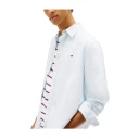 Tommy Jeans Tjm Reg Linen Blend Shirt Ext Blue S