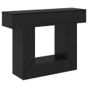 vidaXL Svart Eik 101 x 30 x 74 cm