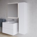 Copenhagen Bath SQ2 Servantskap 80 80x45x60 cm med servant Hvit Matt