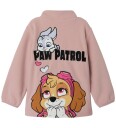 Name It Nmfjirdi Paw Fleece Genser Rosa 92 med Høy Hals