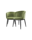 Filmore spisestoler cameron light green 2 pk